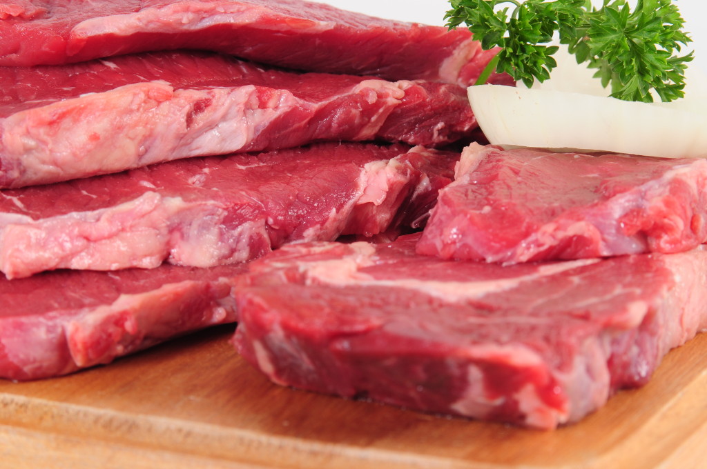 Myoglobin - why raw and cooked meats have different colors.