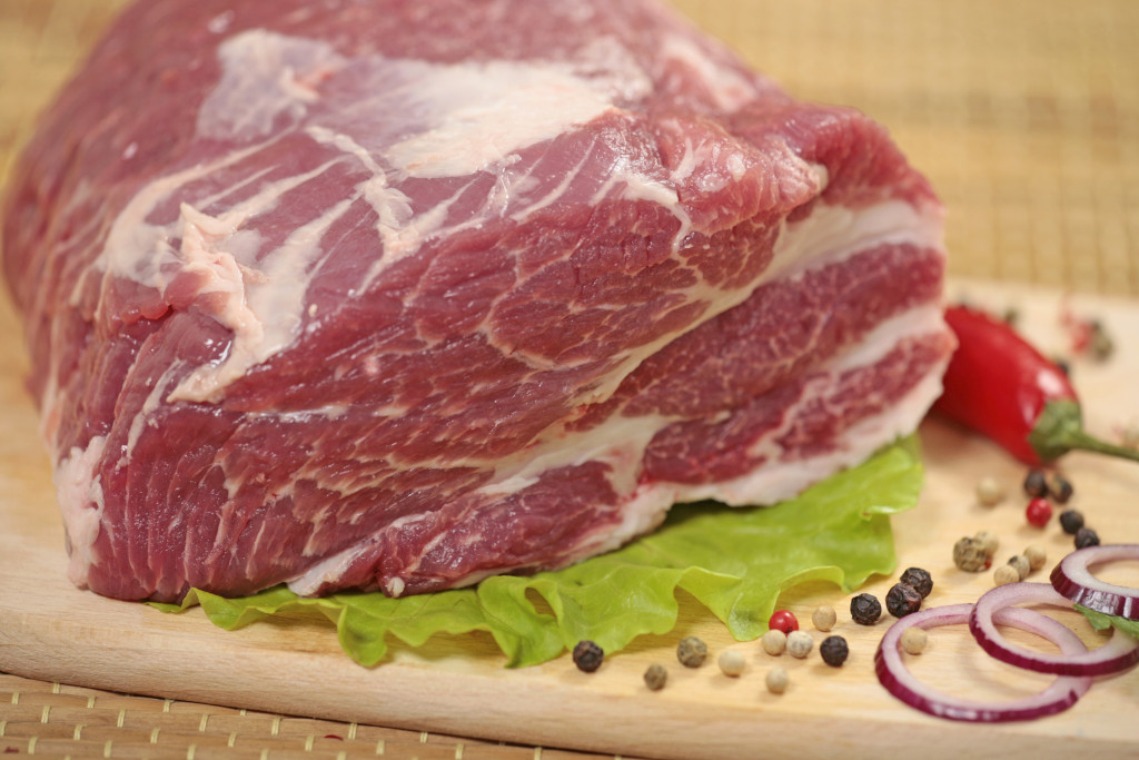 Myoglobin - why raw and cooked meats have different colors.